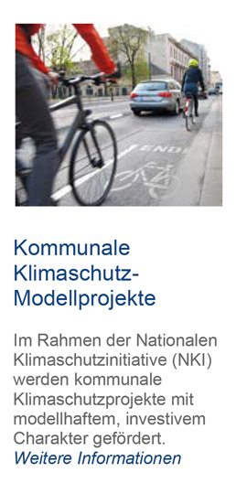 Kommunale Klimaschutz-Modellprojekte