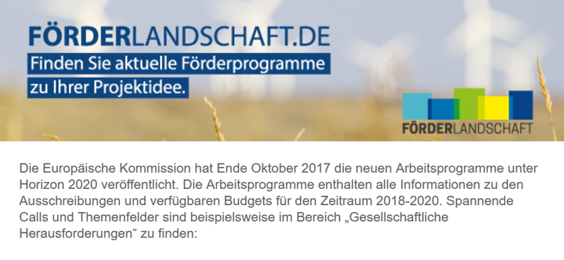 F&ouml;rderlandschaft