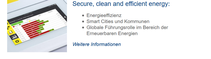 Secure, clean and efficient energy